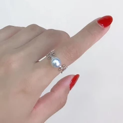 Takaramonobr Knot Collection 7.5-8.0 Mm Japanese Akoya Pearl Ring