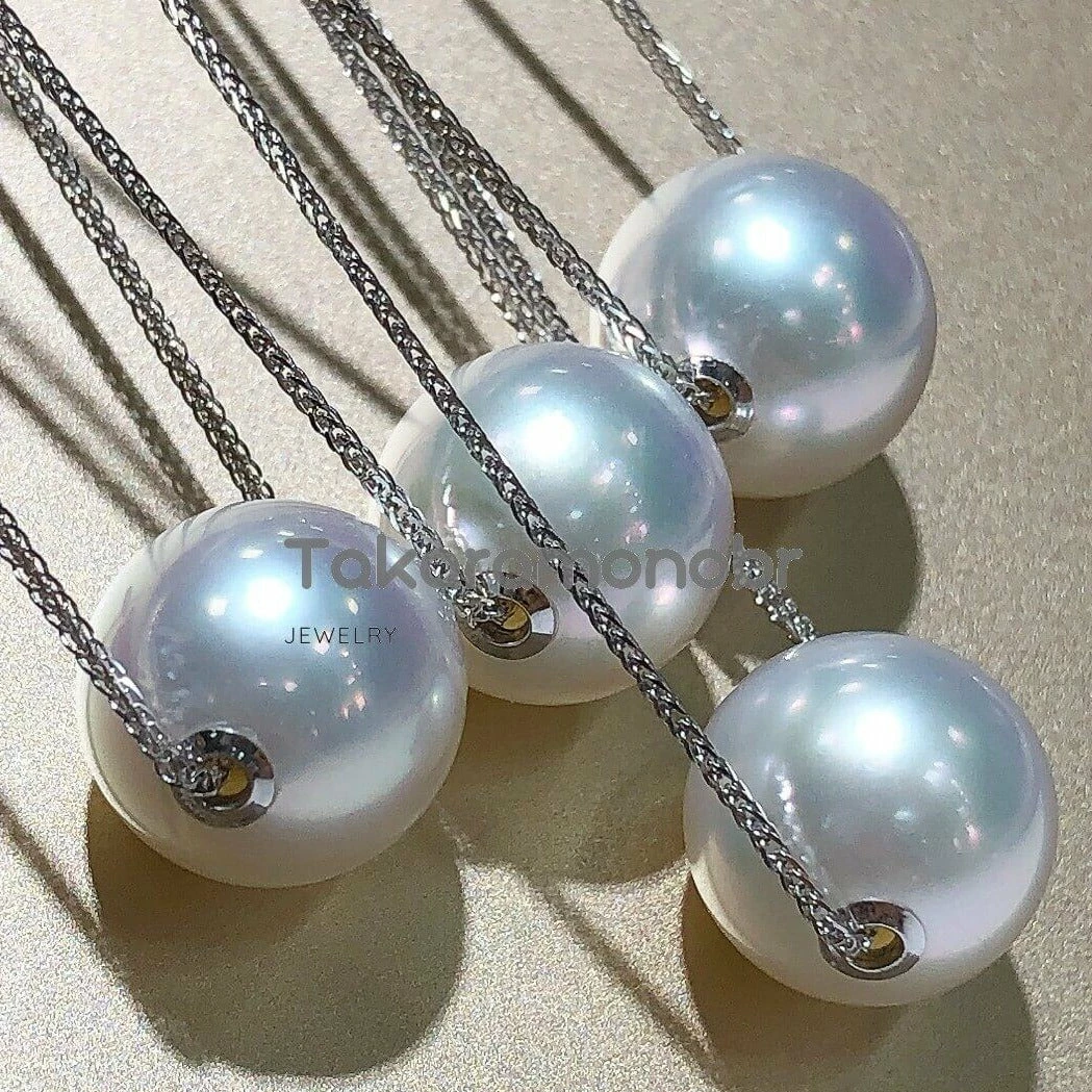 Wholesale ๐ Takaramonobr 12.0-13.0 Mm White South Sea Floating Pearl Pendant In 18-Karat White Gold โญ 6 Takaramonobr 12.0-13.0 Mm White South Sea Floating Pearl Pendant In 18-Karat White Gold