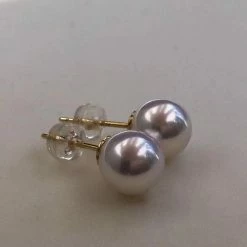 Outlet ✨ Takaramonobr TEN-NYO Luster White Akoya Round Pearl Stud Earrings In 18-Karat Gold Akoya Pearls 🔔 13 Takaramonobr TEN-NYO Luster White Akoya Round Pearl Stud Earrings In 18-Karat Gold Akoya Pearls