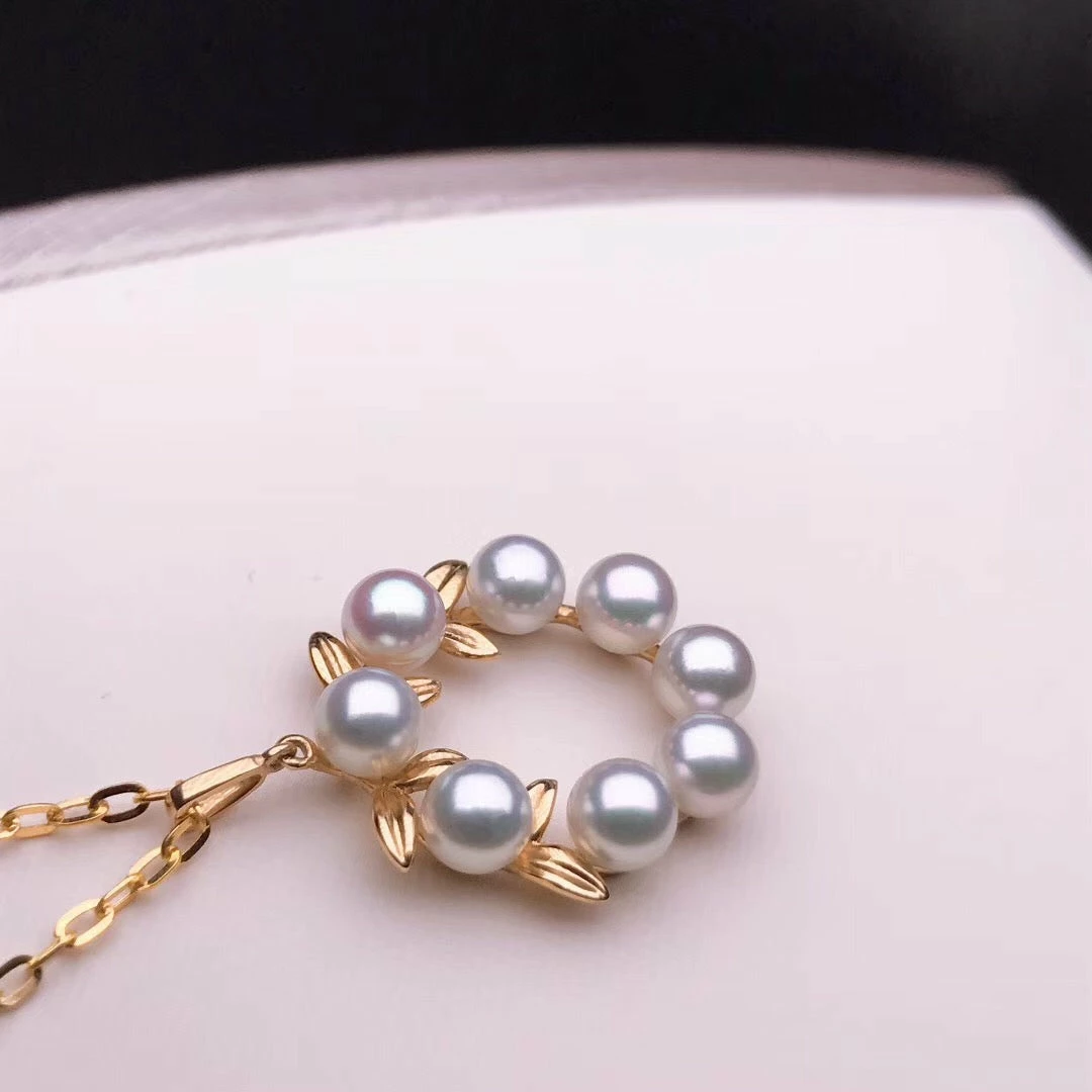 Coupon ❤️ Takaramonobr Akoya Pearls Grape 4.0-5.0 Mm Silver-Blue Grey Baby Akoya Pearl Pendant Mounted On G18K 🎁 4 Takaramonobr Akoya Pearls Grape 4.0-5.0 Mm Silver-Blue Grey Baby Akoya Pearl Pendant Mounted On G18K