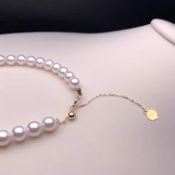 Buy π Takaramonobr Akoya Pearls 5.5-6.0 Mm AA White Akoya Pearl Bracelet With 18K Yellow Gold Clasp π 11 Takaramonobr Akoya Pearls 5.5-6.0 Mm AA White Akoya Pearl Bracelet With 18K Yellow Gold Clasp