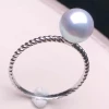 Takaramonobr Akoya Pearls Circle 7.0-7.5 Mm Japanese Akoya Pearl Terrie Ring