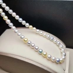 Top 10 ✔️ Takaramonobr Akoya Pearls 7.5-8.0 Mm 🍬 Candy Color Akoya Pearl Necklace With Japanese Certificate 😍 9 Takaramonobr Akoya Pearls 7.5-8.0 Mm Candy Color Akoya Pearl Necklace With Japanese Certificate