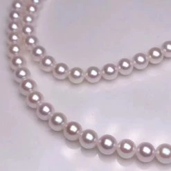 Takaramonobr 5.5-6.0 Mm Baby White Akoya Pearl Necklace In 18 Inch Akoya Pearls