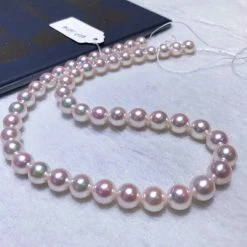 Takaramonobr TEN-NYO | 8.5-9.0 Mm Japanese Akoya White Pearl Necklace - PSL Certificate Akoya Pearls