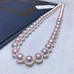 Takaramonobr TEN-NYO | 8.5-9.0 Mm Japanese Akoya White Pearl Necklace - PSL Certificate Akoya Pearls