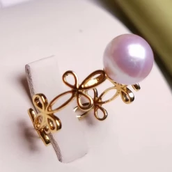 Takaramonobr Knot Collection 7.5-8.0 Mm Japanese Akoya Pearl Ring