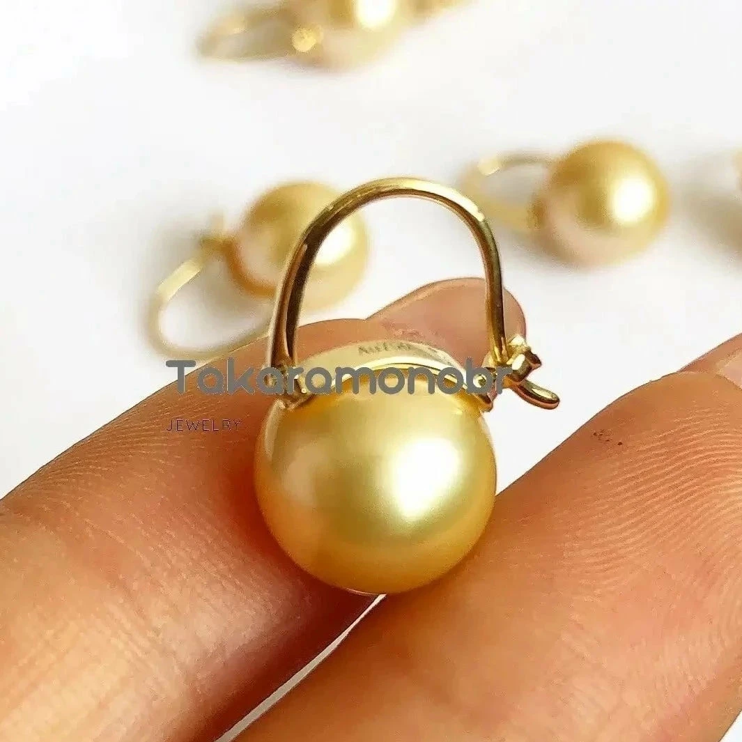 Hot Sale ๐ Takaramonobr Golden South Sea Pearl Drop Earrings Mounted On 18-Karat Yellow Gold, 10.0-11.0 Mm Different Pearl Type In Same Style ๐ 6 Takaramonobr Golden South Sea Pearl Drop Earrings Mounted On 18-Karat Yellow Gold, 10.0-11.0 Mm Different Pearl Type In Same Style