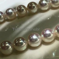 Takaramonobr Akoya Pearls TEN-NYO | 8.0-8.5 Mm Japanese Akoya White Pearl Necklace - PSL Certificate