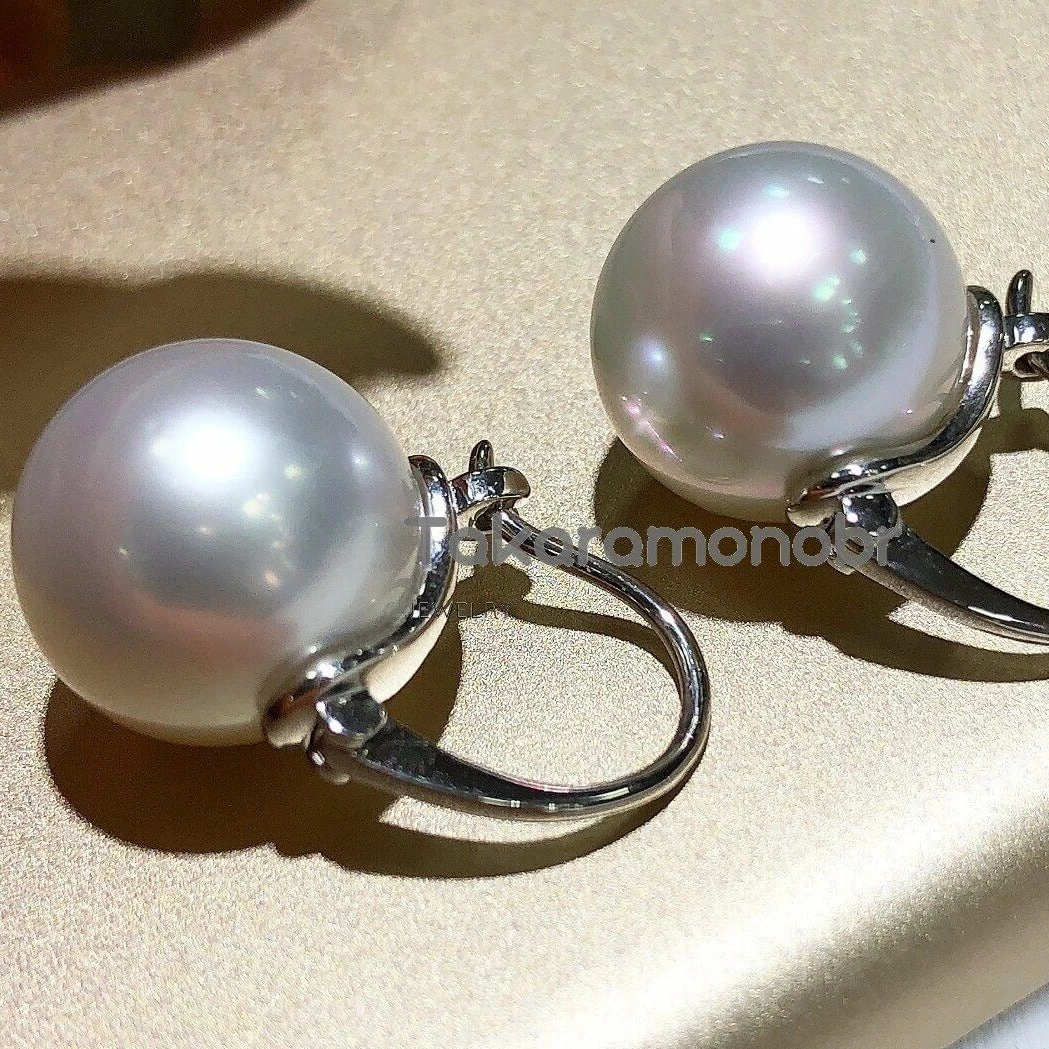 Best Pirce ⭐ Takaramonobr White South Sea Pearl Drop Earrings Mounted On 18-Karat Gold, 12.0-13.0 Mm 🛒 6 Takaramonobr White South Sea Pearl Drop Earrings Mounted On 18-Karat Gold, 12.0-13.0 Mm