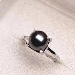 Coupon 🎁 Takaramonobr Black Pearls Quadrant 7.0-8.0 Mm Tahitian Pearl Ring In 18K White Gold 👍 9 Takaramonobr Black Pearls Quadrant 7.0-8.0 Mm Tahitian Pearl Ring In 18K White Gold