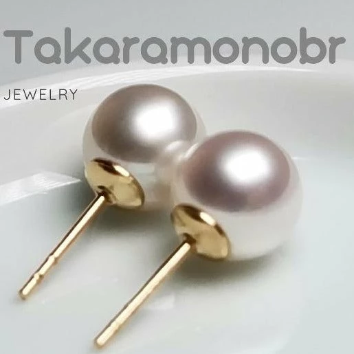 Best Sale ๐ Takaramonobr Freshwater Pearls 7.0-8.0 Mm White Freshadama Freshwater Pearl Stud Earrings ๐ฏ 3 Takaramonobr Freshwater Pearls 7.0-8.0 Mm White Freshadama Freshwater Pearl Stud Earrings