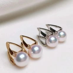 Wholesale 🎁 Takaramonobr Akoya Pearls Pyramid Collection 8.0-8.5 Mm White Japanese Akoya Pearl & Diamond Stud Earrings/Pendant/Ring/Sets ⭐ 33 Takaramonobr Akoya Pearls Pyramid Collection 8.0-8.5 Mm White Japanese Akoya Pearl & Diamond Stud Earrings/Pendant/Ring/Sets