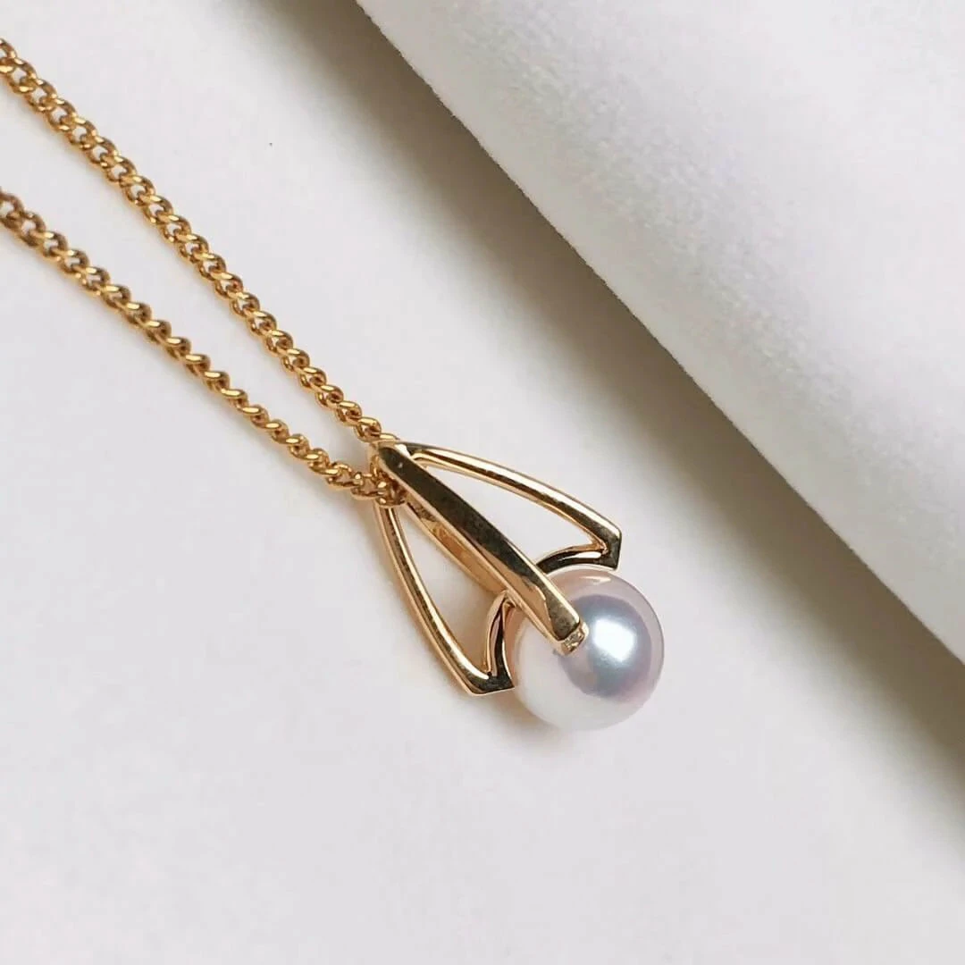 Wholesale 🎁 Takaramonobr Akoya Pearls Pyramid Collection 8.0-8.5 Mm White Japanese Akoya Pearl & Diamond Stud Earrings/Pendant/Ring/Sets ⭐ 9 Takaramonobr Akoya Pearls Pyramid Collection 8.0-8.5 Mm White Japanese Akoya Pearl & Diamond Stud Earrings/Pendant/Ring/Sets