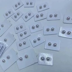 Takaramonobr TEN-NYO | 8.0-8.5 Mm Japanese Akoya White Pearl Earrings - PSL Certificate