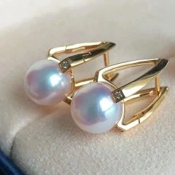 Wholesale 🎁 Takaramonobr Akoya Pearls Pyramid Collection 8.0-8.5 Mm White Japanese Akoya Pearl & Diamond Stud Earrings/Pendant/Ring/Sets ⭐ 34 Takaramonobr Akoya Pearls Pyramid Collection 8.0-8.5 Mm White Japanese Akoya Pearl & Diamond Stud Earrings/Pendant/Ring/Sets