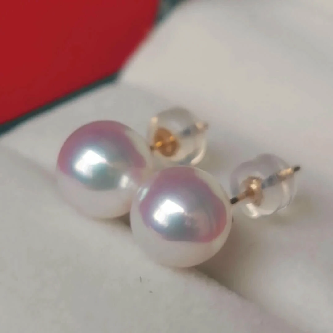 Outlet ✨ Takaramonobr TEN-NYO Luster White Akoya Round Pearl Stud Earrings In 18-Karat Gold Akoya Pearls 🔔 2 Takaramonobr TEN-NYO Luster White Akoya Round Pearl Stud Earrings In 18-Karat Gold Akoya Pearls
