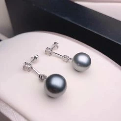 Best reviews of 👏 Takaramonobr Blue Pearls Harvest 12.0-13.0 Mm AAA Tahitian Silver-Gray Pearl & Diamond Drop Earrings 🤩 10 Takaramonobr Blue Pearls Harvest 12.0-13.0 Mm AAA Tahitian Silver-Gray Pearl & Diamond Drop Earrings
