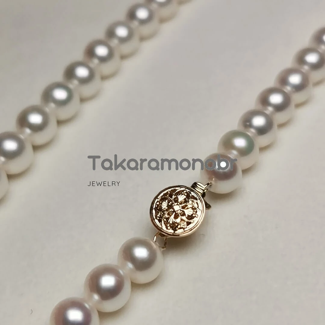 Coupon 👍 Takaramonobr 7.0-8.0 Mm 16" White Freshadama Freshwater Pearl Necklace 🌟 7 Takaramonobr 7.0-8.0 Mm 16" White Freshadama Freshwater Pearl Necklace