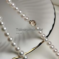 Coupon 👍 Takaramonobr 7.0-8.0 Mm 16" White Freshadama Freshwater Pearl Necklace 🌟 16 Takaramonobr 7.0-8.0 Mm 16