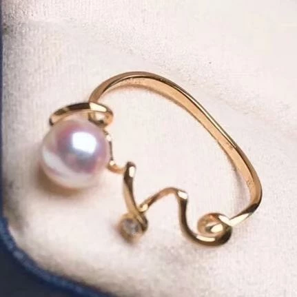 Cheapest 💯 Takaramonobr Love Collection White Akoya Pearl & Diamond Ring In G18k 👍 3 Takaramonobr Love Collection White Akoya Pearl & Diamond Ring In G18k