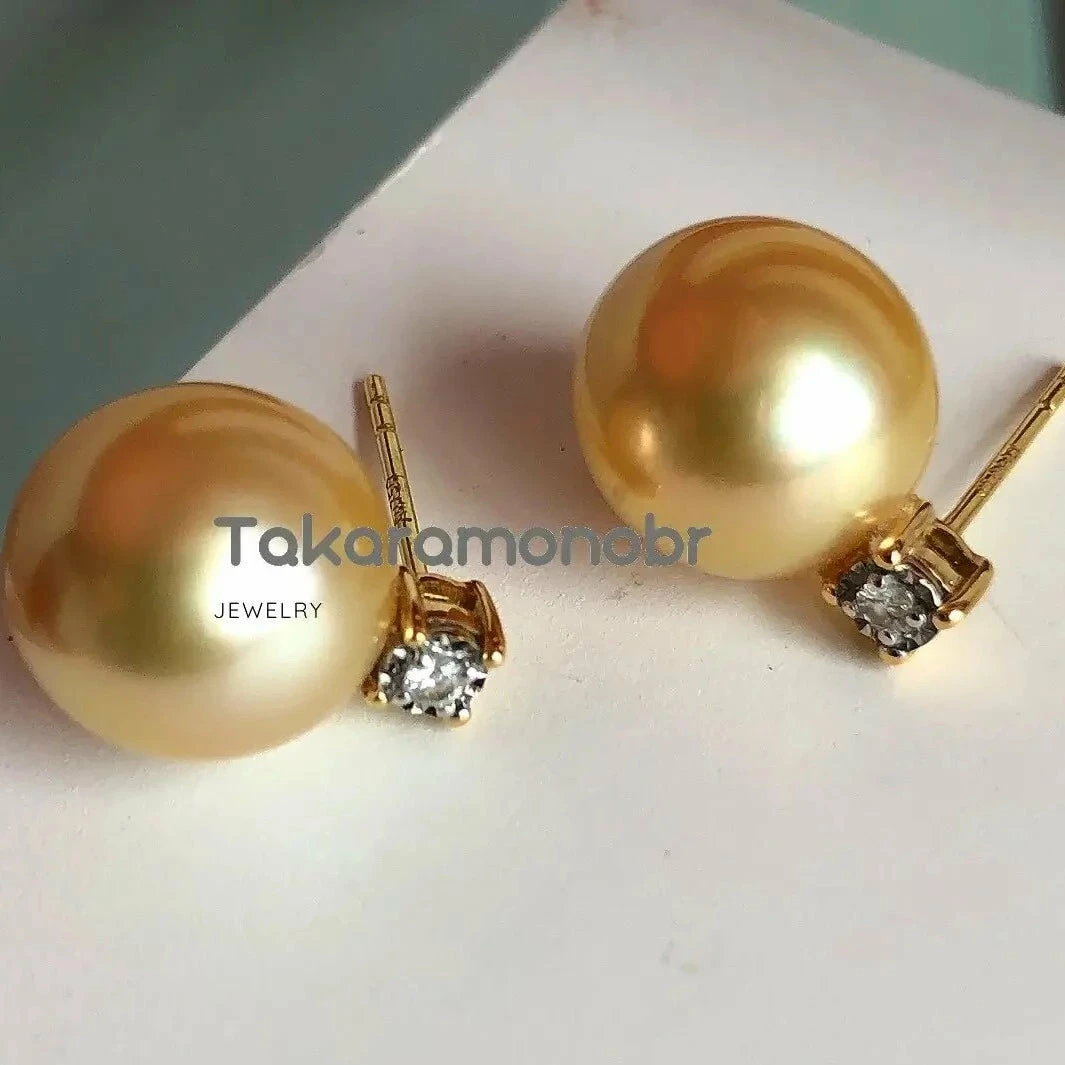 Best Pirce ๐ฏ Takaramonobr Forever Elegant 10.0-11.0 Mm Golden South Sea Pearl & Diamond Earrings/Pendant In Gold Different Pearl Type In Same Style ๐ 5 Takaramonobr Forever Elegant 10.0-11.0 Mm Golden South Sea Pearl & Diamond Earrings/Pendant In Gold Different Pearl Type In Same Style