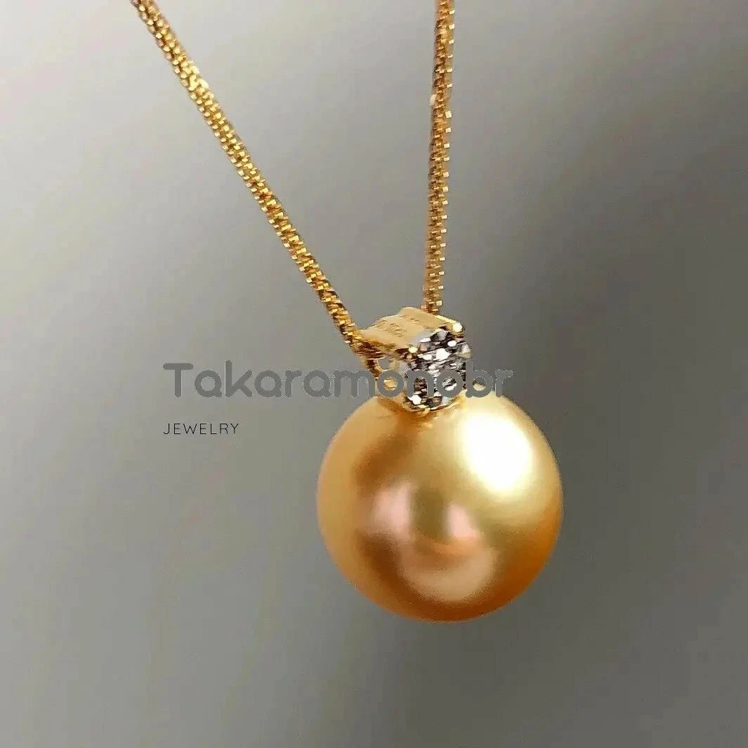 Best Pirce ๐ฏ Takaramonobr Forever Elegant 10.0-11.0 Mm Golden South Sea Pearl & Diamond Earrings/Pendant In Gold Different Pearl Type In Same Style ๐ 7 Takaramonobr Forever Elegant 10.0-11.0 Mm Golden South Sea Pearl & Diamond Earrings/Pendant In Gold Different Pearl Type In Same Style