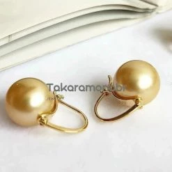 Hot Sale ๐ Takaramonobr Golden South Sea Pearl Drop Earrings Mounted On 18-Karat Yellow Gold, 10.0-11.0 Mm Different Pearl Type In Same Style ๐ 15 Takaramonobr Golden South Sea Pearl Drop Earrings Mounted On 18-Karat Yellow Gold, 10.0-11.0 Mm Different Pearl Type In Same Style