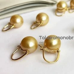 Hot Sale ๐ Takaramonobr Golden South Sea Pearl Drop Earrings Mounted On 18-Karat Yellow Gold, 10.0-11.0 Mm Different Pearl Type In Same Style ๐ 16 Takaramonobr Golden South Sea Pearl Drop Earrings Mounted On 18-Karat Yellow Gold, 10.0-11.0 Mm Different Pearl Type In Same Style