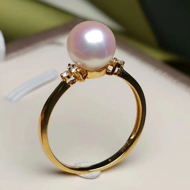Cheap ๐ฅ Takaramonobr Trio Diamond And Pearl Ring, 7.5-8.0 Mm White Akoya ๐ฅ 3 Takaramonobr Trio Diamond And Pearl Ring, 7.5-8.0 Mm White Akoya
