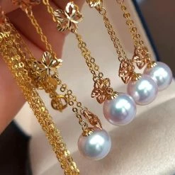 Best reviews of 😍 Takaramonobr Akoya Pearls Cherry Blossom 8.0-8.5 Mm Japanese White Akoya Pearl Pendant Mounted On G18K 🌟 15 Takaramonobr Akoya Pearls Cherry Blossom 8.0-8.5 Mm Japanese White Akoya Pearl Pendant Mounted On G18K