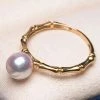 Best Pirce ⌛ Takaramonobr Bamboo 7.0-7.5 Mm Japanese White Akoya Pearl Ring Akoya Pearls 🔔 1 Takaramonobr Bamboo 7.0-7.5 Mm Japanese White Akoya Pearl Ring Akoya Pearls