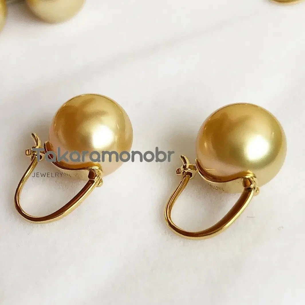 Hot Sale ๐ Takaramonobr Golden South Sea Pearl Drop Earrings Mounted On 18-Karat Yellow Gold, 10.0-11.0 Mm Different Pearl Type In Same Style ๐ 3 Takaramonobr Golden South Sea Pearl Drop Earrings Mounted On 18-Karat Yellow Gold, 10.0-11.0 Mm Different Pearl Type In Same Style