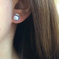 Best deal โจ Takaramonobr Akoya Pearls Eyelash Collection 7.5-8.0 Mm Round Akoya Pearl Stud Earrings With Diamonds In 18K Gold ๐ฏ 15 Takaramonobr Akoya Pearls Eyelash Collection 7.5-8.0 Mm Round Akoya Pearl Stud Earrings With Diamonds In 18K Gold