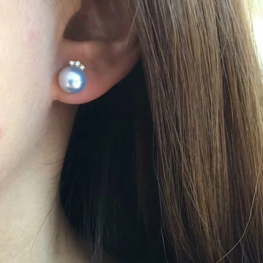 Best deal โจ Takaramonobr Akoya Pearls Eyelash Collection 7.5-8.0 Mm Round Akoya Pearl Stud Earrings With Diamonds In 18K Gold ๐ฏ 8 Takaramonobr Akoya Pearls Eyelash Collection 7.5-8.0 Mm Round Akoya Pearl Stud Earrings With Diamonds In 18K Gold