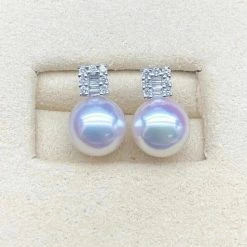 Promo π Takaramonobr Princess Collection 8.0-8.5 Mm Japanese Akoya Pearl Earrings In 18K Gold With Diamonds Akoya Pearls π€© 8 Takaramonobr Princess Collection 8.0-8.5 Mm Japanese Akoya Pearl Earrings In 18K Gold With Diamonds Akoya Pearls