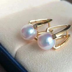 Wholesale 🎁 Takaramonobr Akoya Pearls Pyramid Collection 8.0-8.5 Mm White Japanese Akoya Pearl & Diamond Stud Earrings/Pendant/Ring/Sets ⭐ 36 Takaramonobr Akoya Pearls Pyramid Collection 8.0-8.5 Mm White Japanese Akoya Pearl & Diamond Stud Earrings/Pendant/Ring/Sets