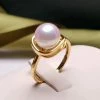 Takaramonobr Wrap Around Pearl Ring, 8.0-8.5 Mm Japanese Akoya