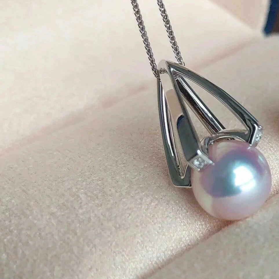 Wholesale 🎁 Takaramonobr Akoya Pearls Pyramid Collection 8.0-8.5 Mm White Japanese Akoya Pearl & Diamond Stud Earrings/Pendant/Ring/Sets ⭐ 7 Takaramonobr Akoya Pearls Pyramid Collection 8.0-8.5 Mm White Japanese Akoya Pearl & Diamond Stud Earrings/Pendant/Ring/Sets