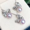 Takaramonobr Ribbons 8.5-9.0 Mm White Japanese Akoya Pearl Earrings With Diamonds In 18K Gold