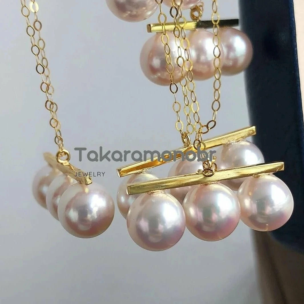 Cheap 🛒 Takaramonobr Matchstick 8.0-8.5 Mm White Akoya Pearl Pendant Mounted On 18-Karat Yellow Gold ⌛ 6 Takaramonobr Matchstick 8.0-8.5 Mm White Akoya Pearl Pendant Mounted On 18-Karat Yellow Gold