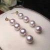 Takaramonobr 8.0-8.5mm Cultured White Akoya Pearl Petal Drop Earring In Gold