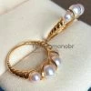 Takaramonobr Akoya Pearls Rotate 4.0-6.0 Mm Japanese White Baby Akoya Pearl Ring
