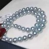 Takaramonobr Akoya Pearls Natural-Color | 8.0-8.5 Mm Japanese Silver-Blue Akoya Pearl Necklace - PSL Certificate