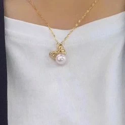 Takaramonobr Ribbons 8.5-9.0 Mm White Japanese Akoya Pearl Earrings With Diamonds In 18K Gold