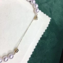 Takaramonobr 6.5-7.0 Mm White Akoya Pearl Bracelet In G18K Clasp Akoya Pearls