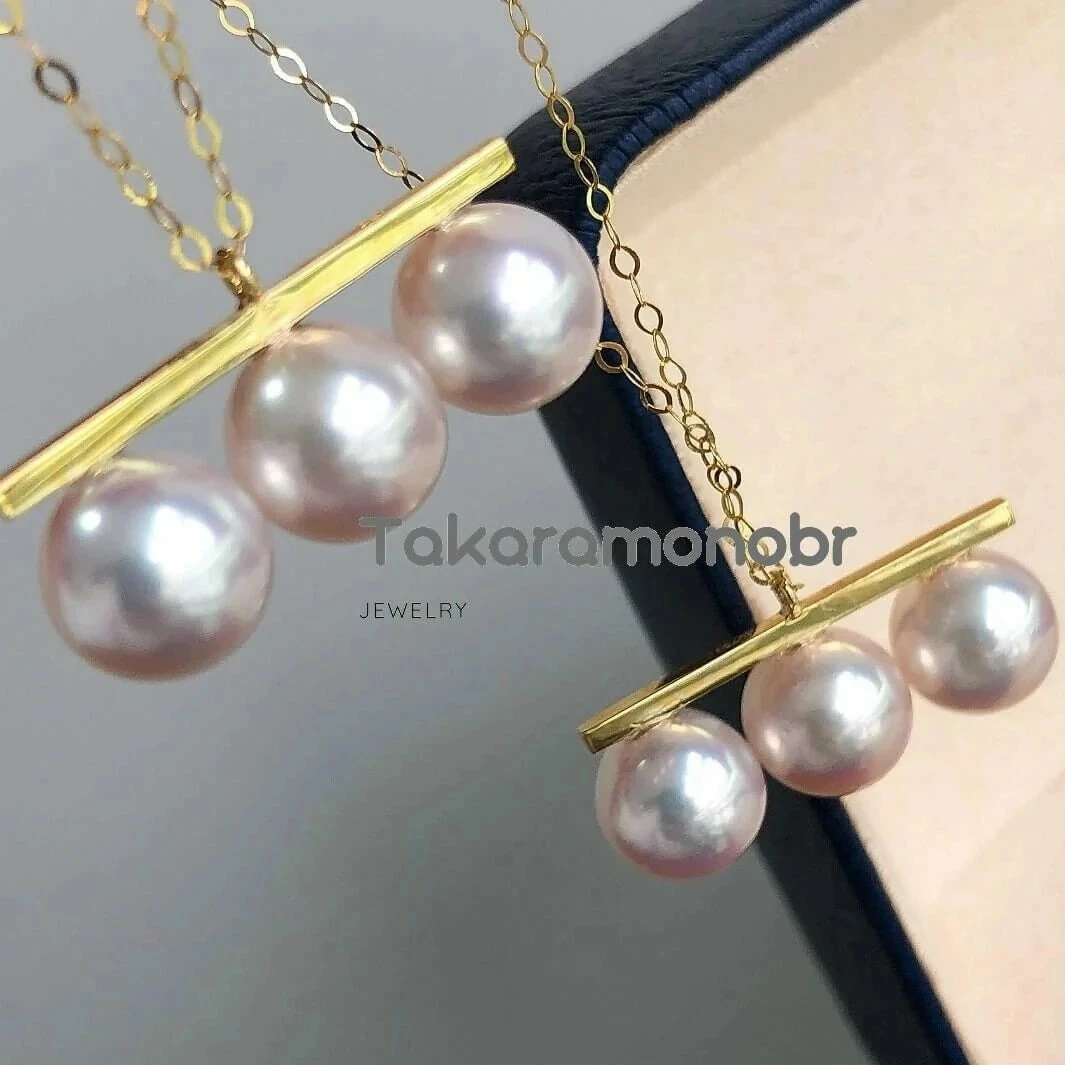Cheap 🛒 Takaramonobr Matchstick 8.0-8.5 Mm White Akoya Pearl Pendant Mounted On 18-Karat Yellow Gold ⌛ 8 Takaramonobr Matchstick 8.0-8.5 Mm White Akoya Pearl Pendant Mounted On 18-Karat Yellow Gold