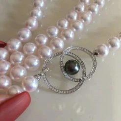 Flash Sale ๐ Takaramonobr 8.5-9.0 Mm 36 Inch Opera Length Japanese Akoya & Tahitian Pearl Necklace Akoya Pearls ๐ 11 Takaramonobr 8.5-9.0 Mm 36 Inch Opera Length Japanese Akoya & Tahitian Pearl Necklace Akoya Pearls