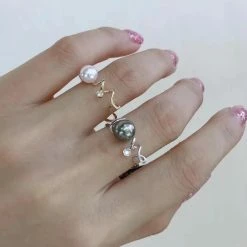 Cheapest 💯 Takaramonobr Love Collection White Akoya Pearl & Diamond Ring In G18k 👍 11 Takaramonobr Love Collection White Akoya Pearl & Diamond Ring In G18k