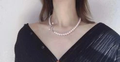 Takaramonobr Akoya Pearls 7.5-8.0 Mm Japanese Akoya Cultured Choker Pearl Necklace In White